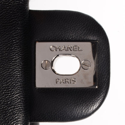 Chanel Lambskin Quilted Double Mini Flap Crossbody Black 9 of 9