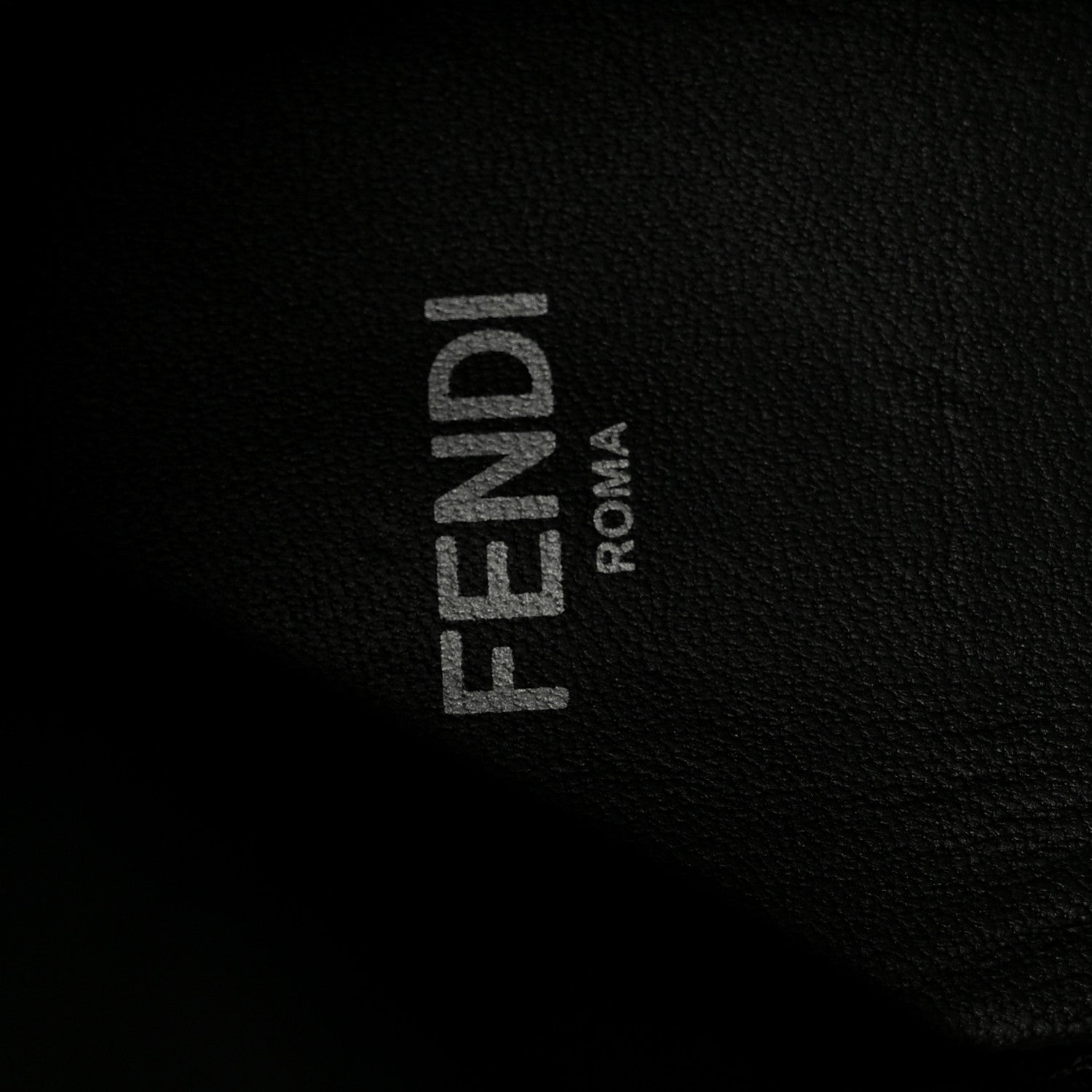 Fendi Fabric Jacquard Vitello FF Domino 50mm Biker Boots 40 Black