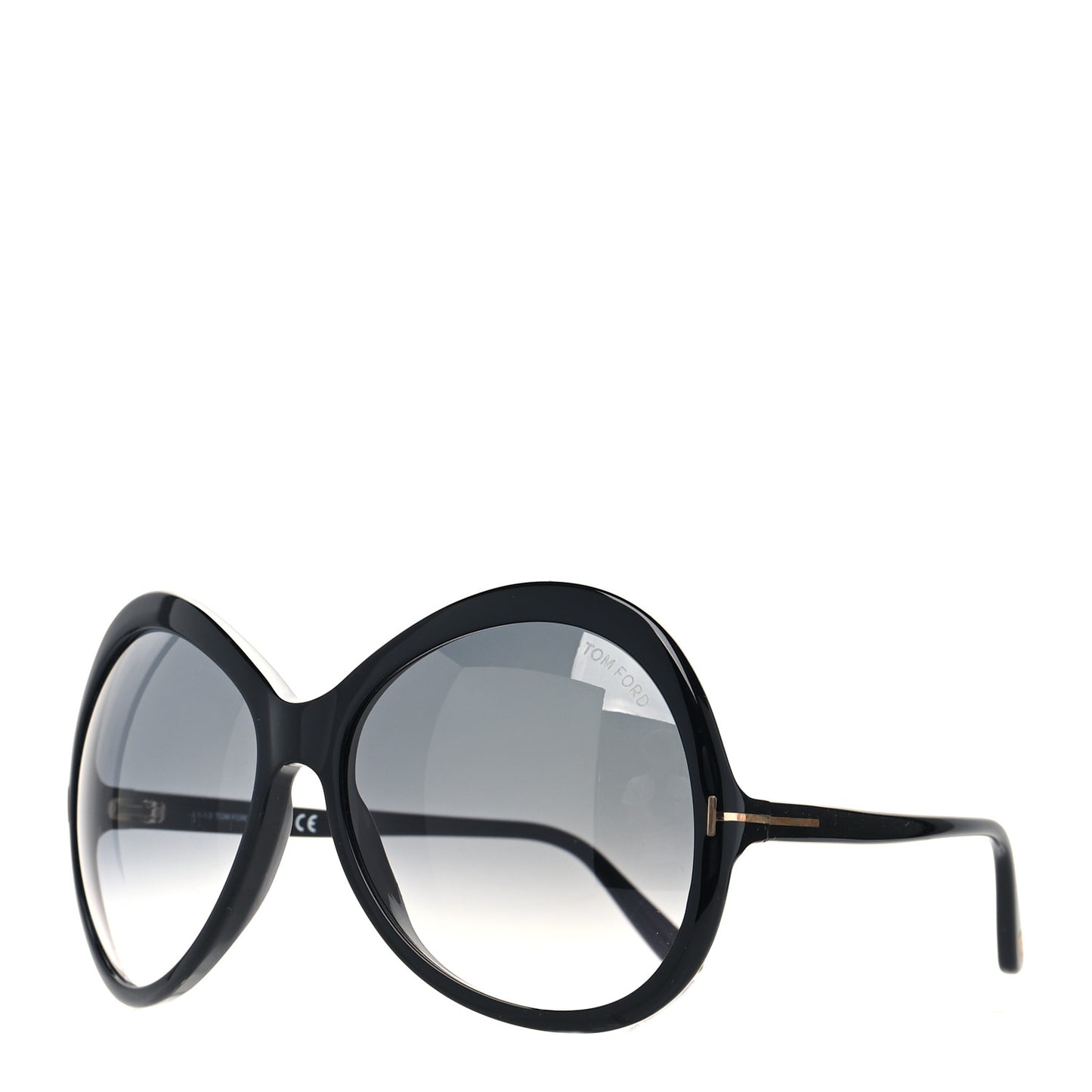 Acetate Rose Sunglasses TF765 Black