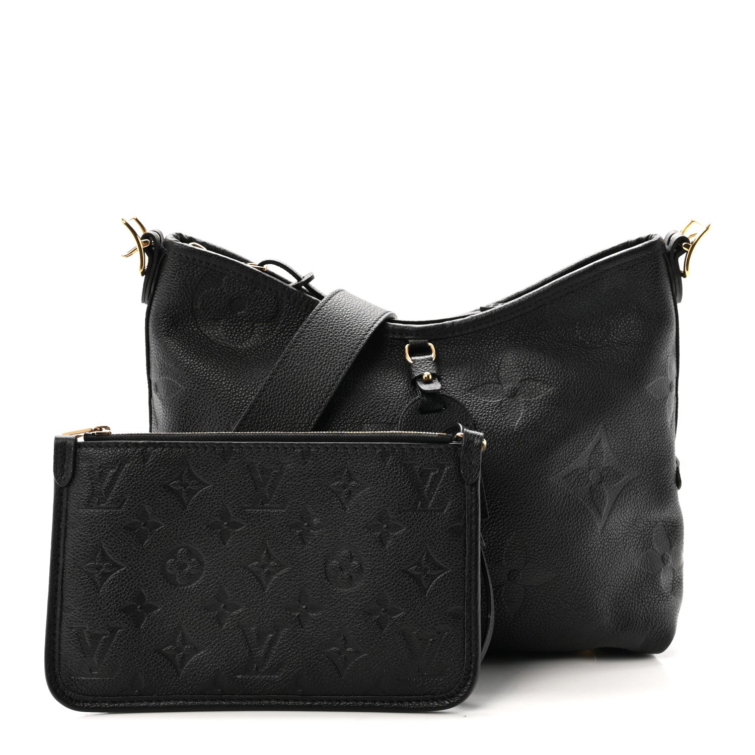 Louis Vuitton Empreinte Carryall PM Black 3 of 10