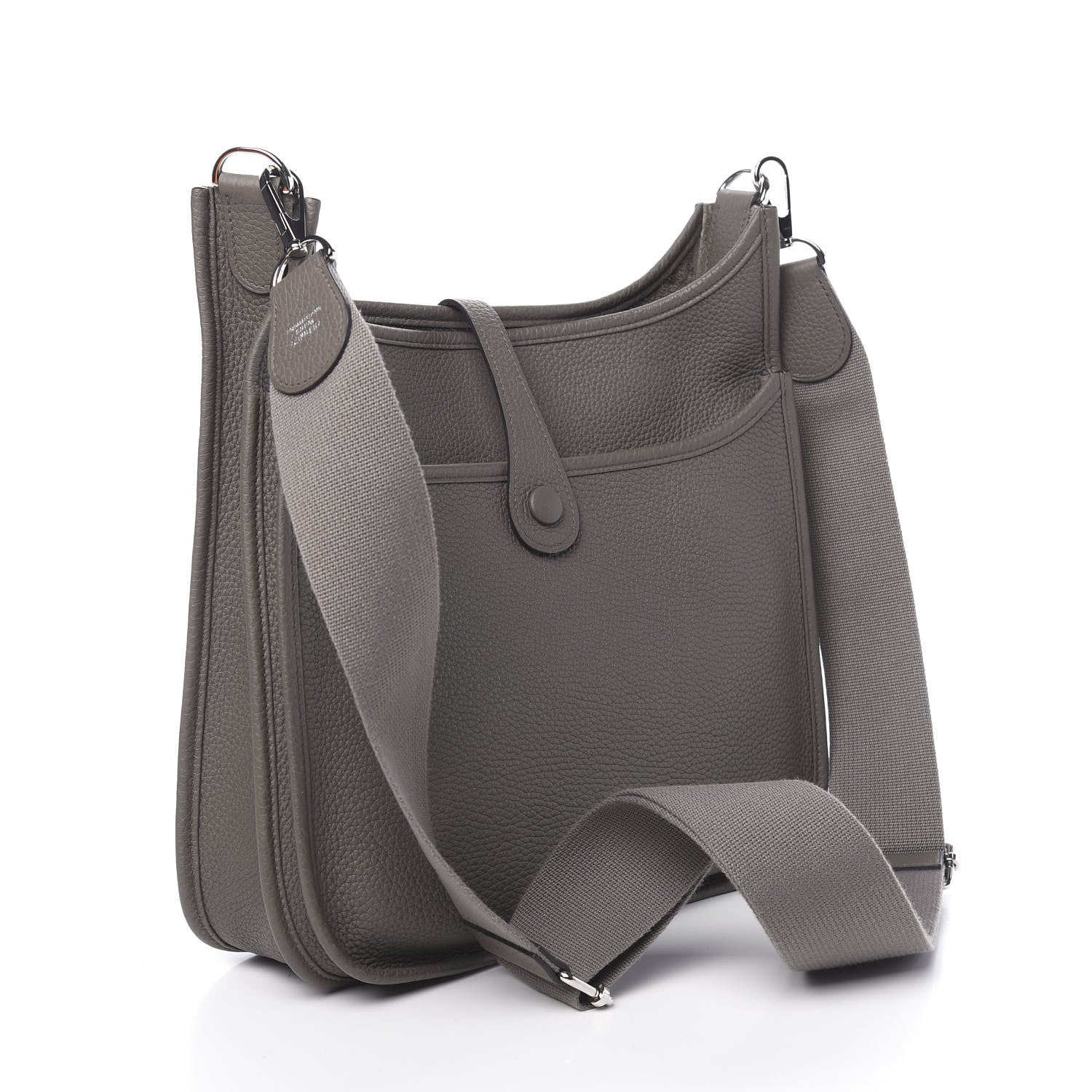 Hermes Taurillon Clemence Evelyne III PM Etain 3 of 11