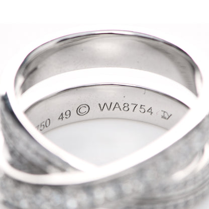 Cartier 18K White Gold Diamond Etincelle de Cartier Ring 49 4.75 6 of 7