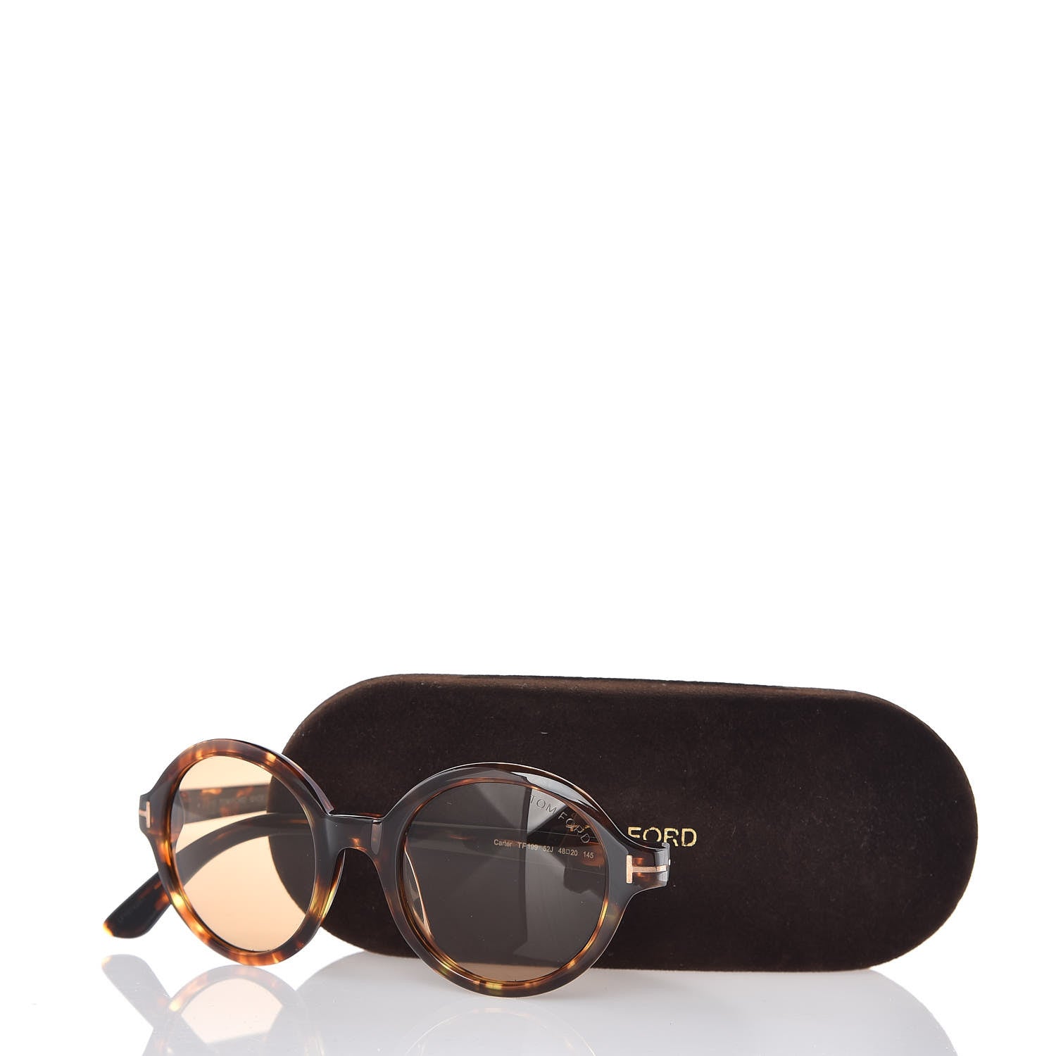 Tom Ford Carter Sunglasses TF199 Tortoise 7 of 7
