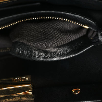 Fendi Nappa Mini Peekaboo Iconic Satchel Black 8 of 11
