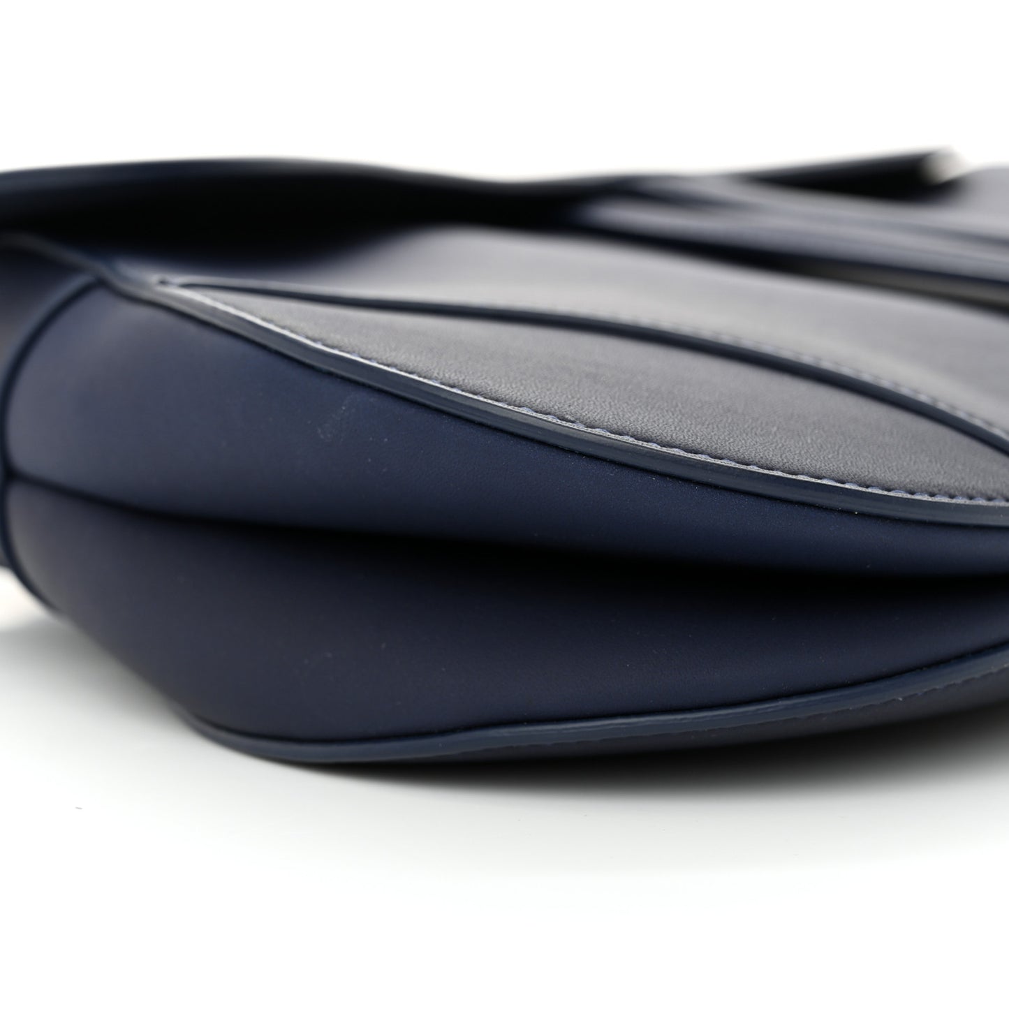 Ultra Matte Calfskin Saddle Bag Blue