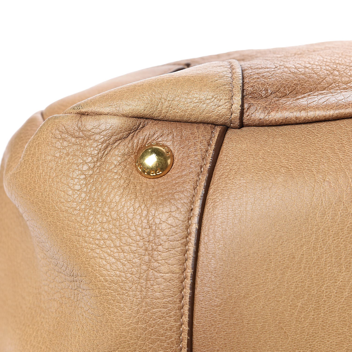 Prada Vitello Daino Shopping Tote Sughero 10 of 20