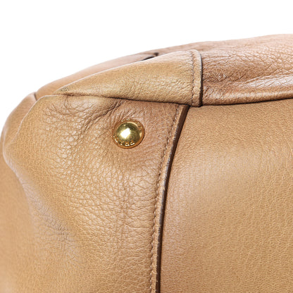 Prada Vitello Daino Shopping Tote Sughero 10 of 20