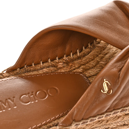 Jimmy Choo Nappa Daja 45 Espadrille Sandals 40 Cuoio 10 of 11