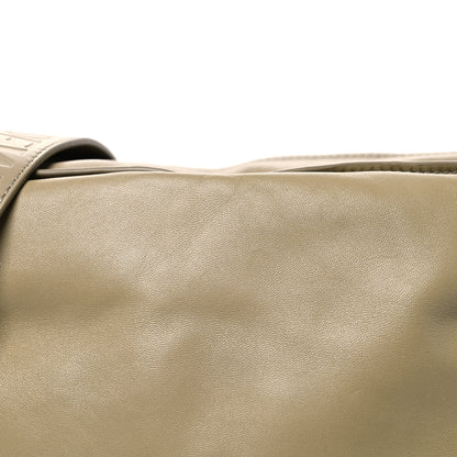 Loewe Shiny Nappa Lambskin Puffer Flamenco Knot Clutch Clay Green 7 of 9
