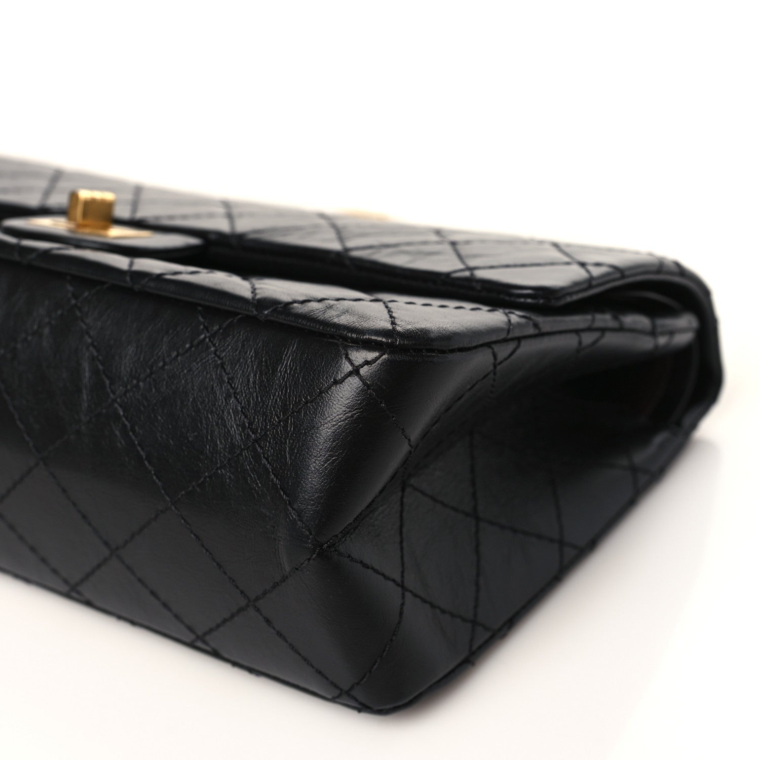 Chanel Aged Calfskin Quilted 2.55 Reissue 226 Flap Black 9 of 10