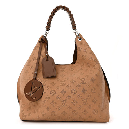 Louis Vuitton Mahina Carmel Hobo Arizona Brown 1 of 10