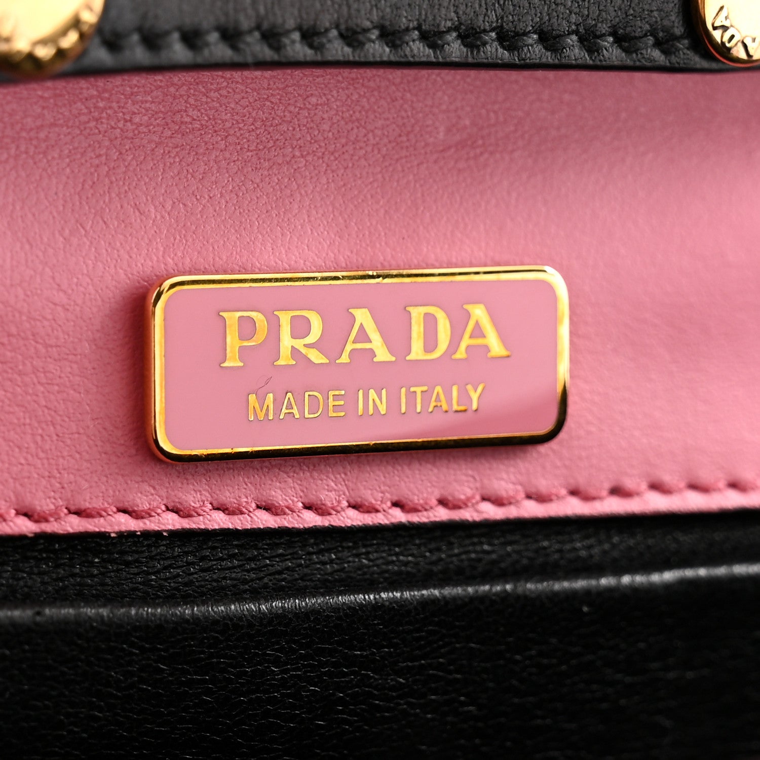 Prada City Calf Saffiano Astrology Cahier Bag Fuxia Black 6 of 14