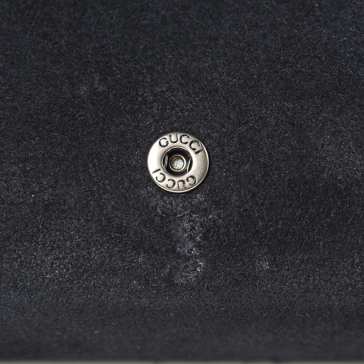 Gucci Suede Mini Dionysus Chain Wallet Black 9 of 12