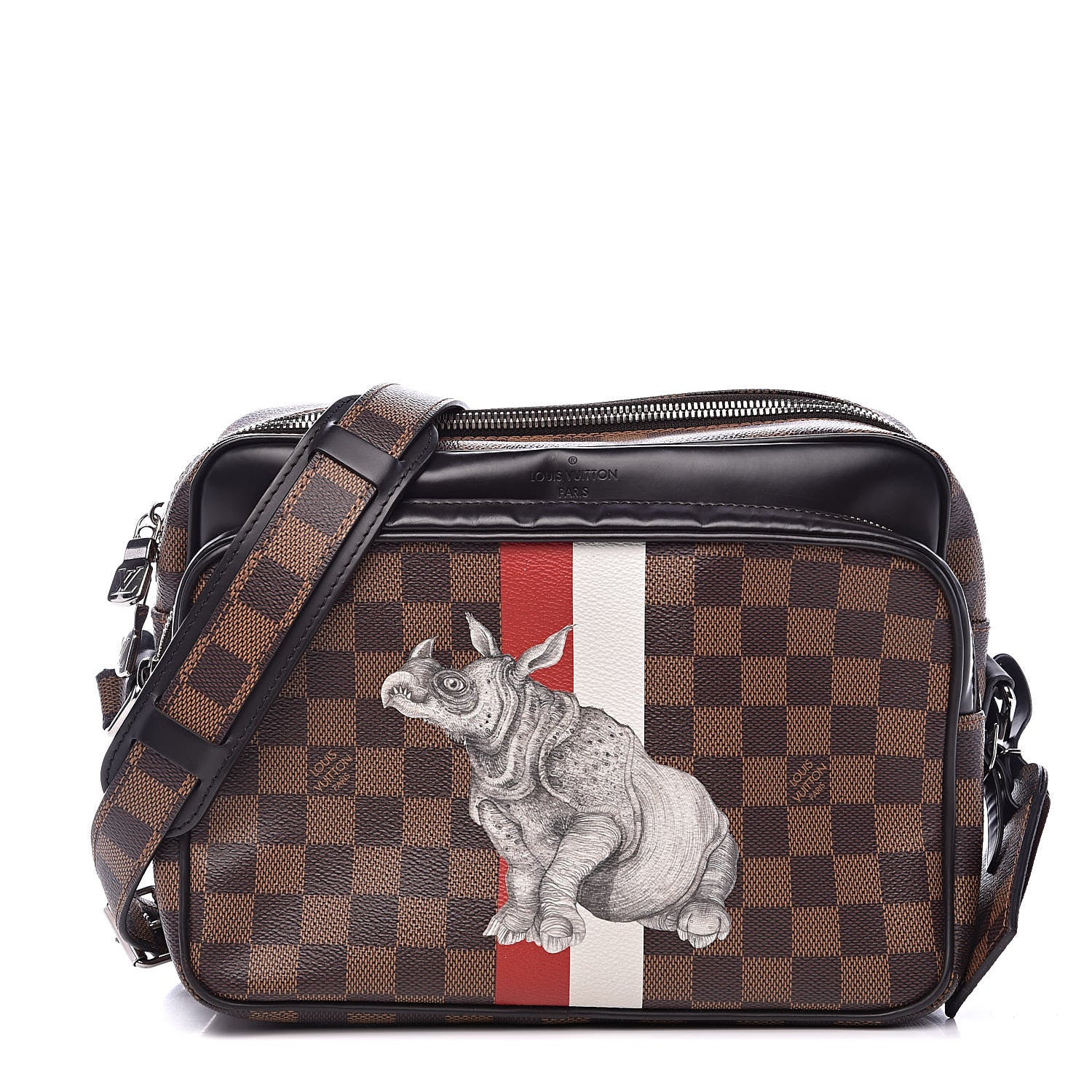 Louis Vuitton Savane Damier Ebene Rhinoceros Nil PM 1 of 11