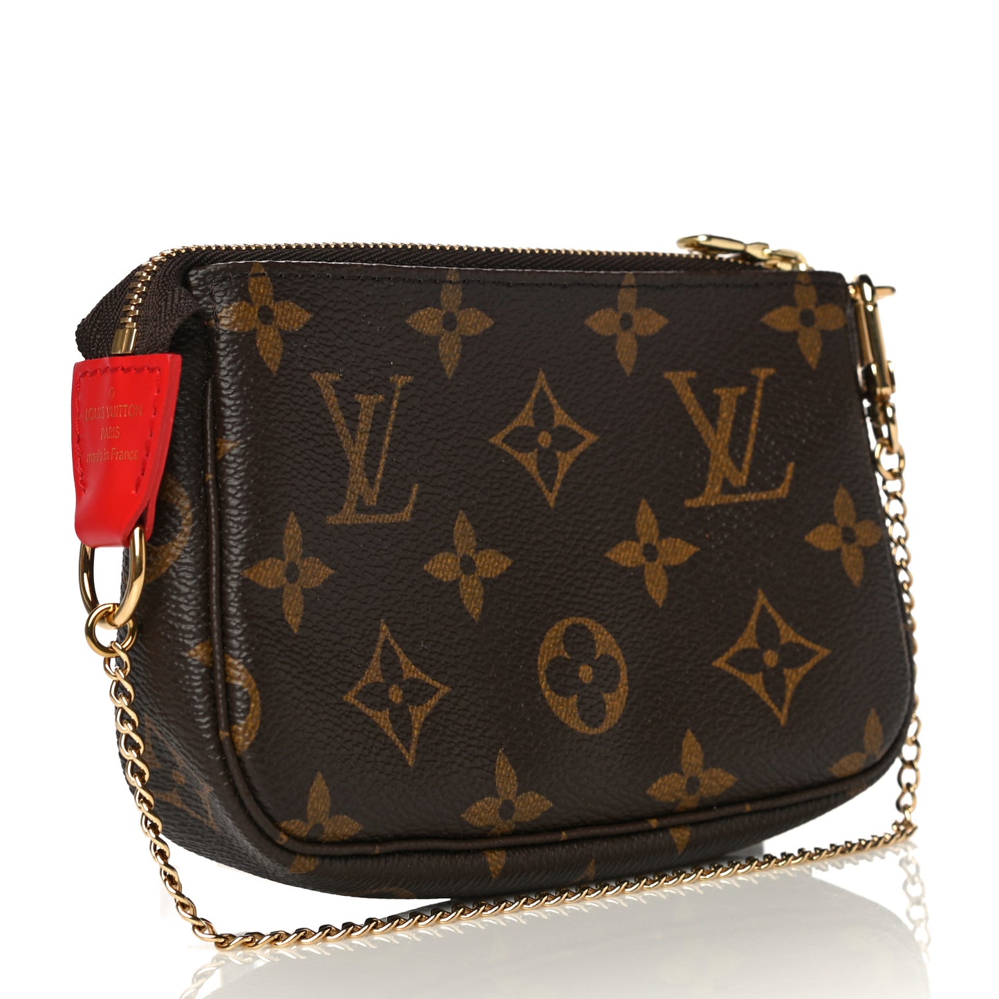 Monogram 2020 Christmas Animation Bumper Cars Mini Pochette Accessories Coquelicot