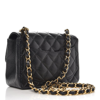 Chanel Caviar Quilted Mini Square Flap Black 3 of 12