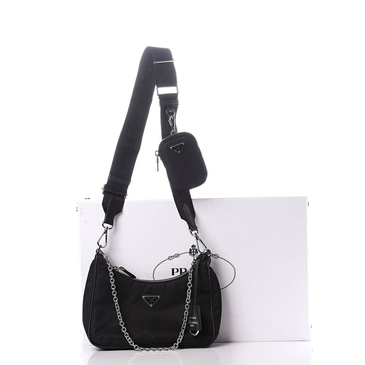 Nylon Re-Edition 2005 Shoulder Bag Black