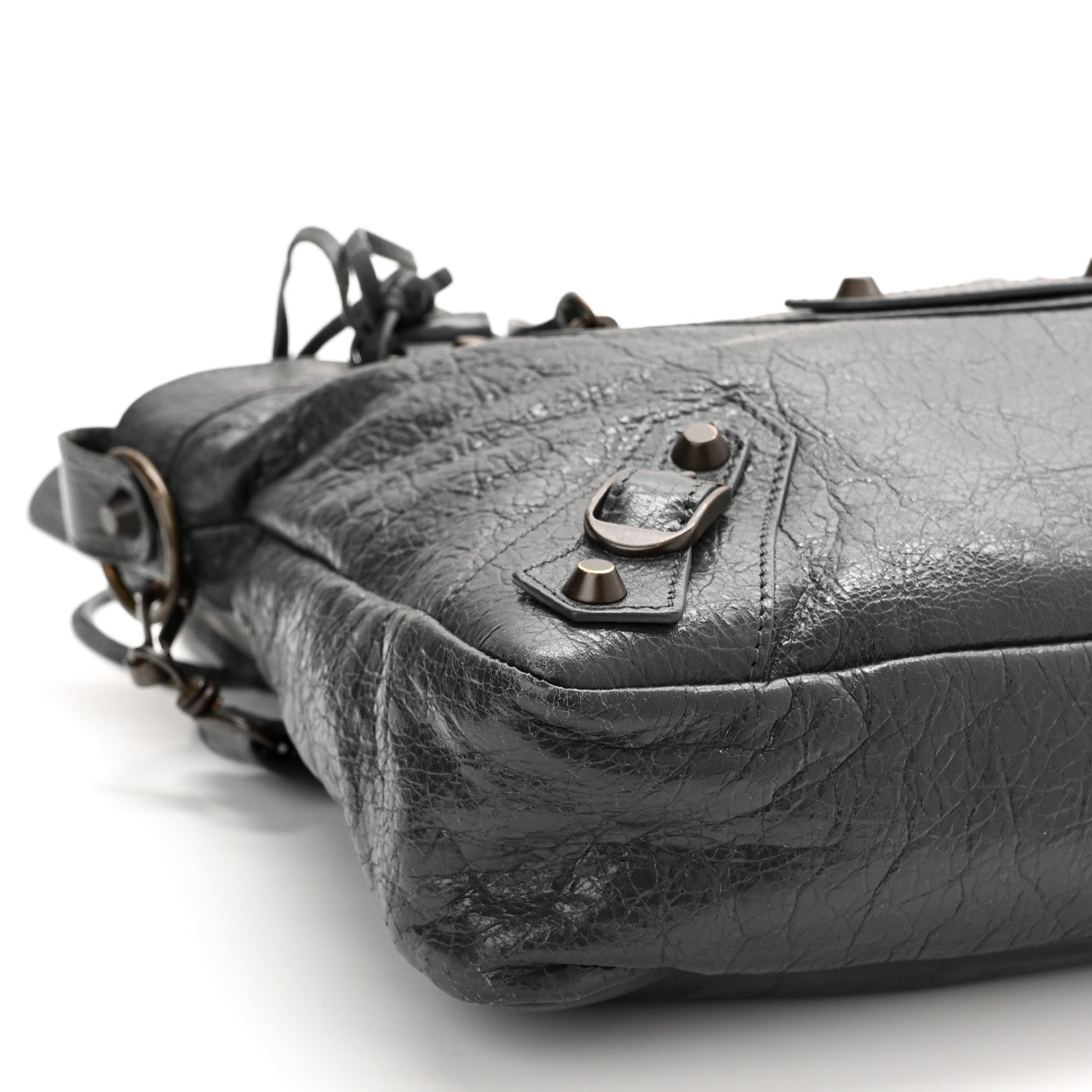 Balenciaga Agneau Classic Hardware Town Gris Fossile 8 of 9