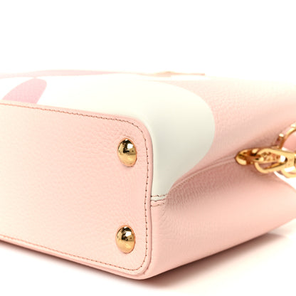 Louis Vuitton Taurillon Monogram Flower Capucines BB Pink Creme 9 of 9