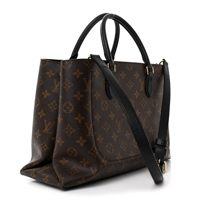 Louis Vuitton Monogram Flower Tote Black 3 of 13