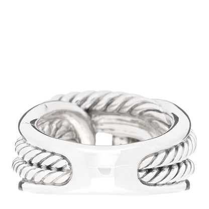 David Yurman Sterling Silver Woven Cable Ring 50 5.25 3 of 4