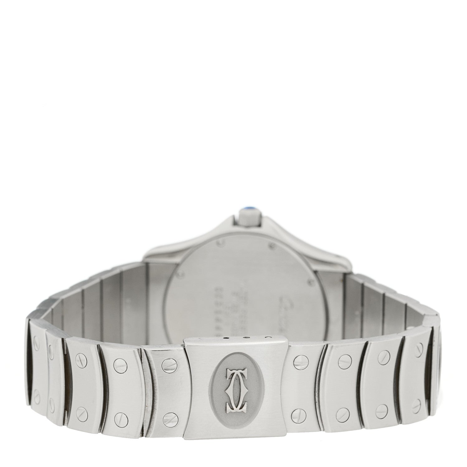 Cartier Stainless Steel 30mm Santos Ronde Quartz Watch 3 of 4