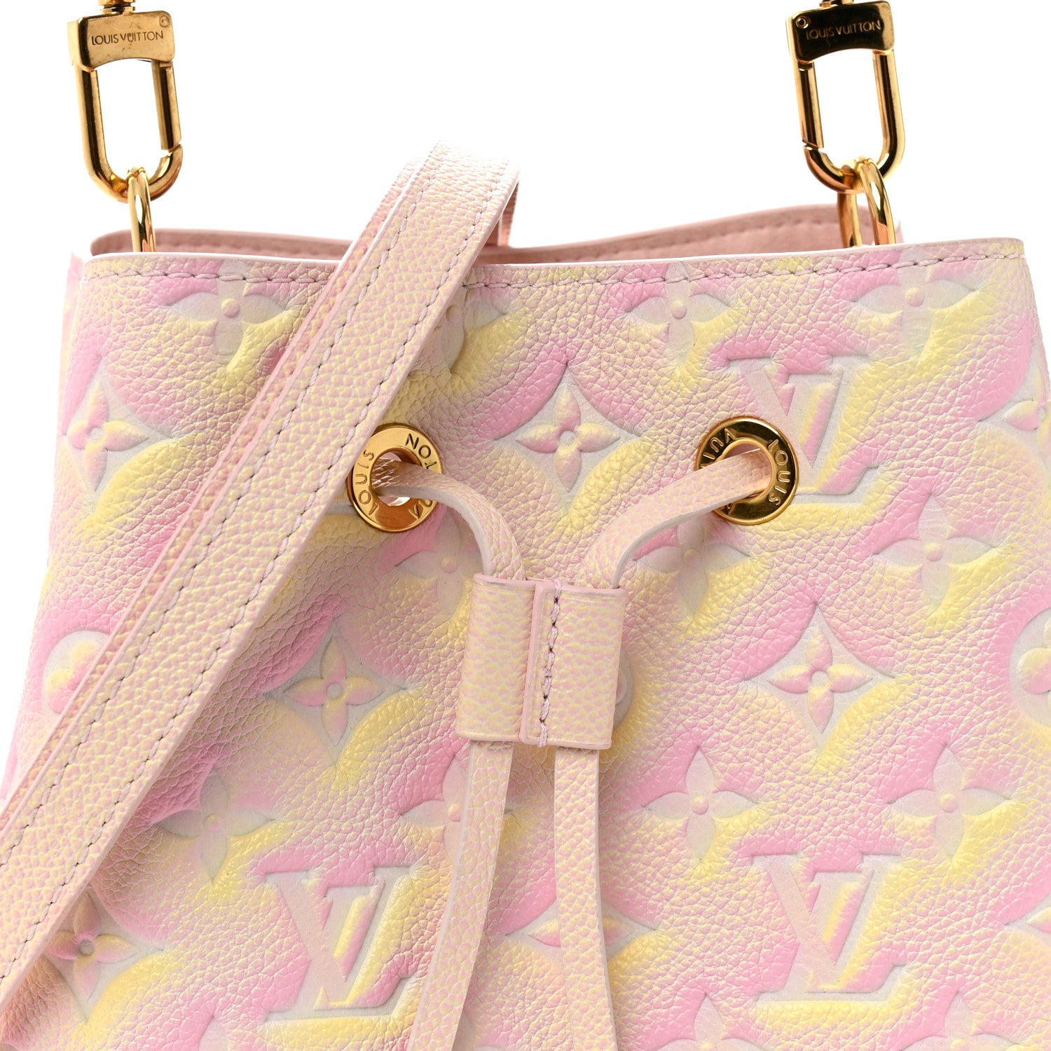 Louis Vuitton Empreinte Monogram Summer Stardust Neonoe BB Pink 7 of 9