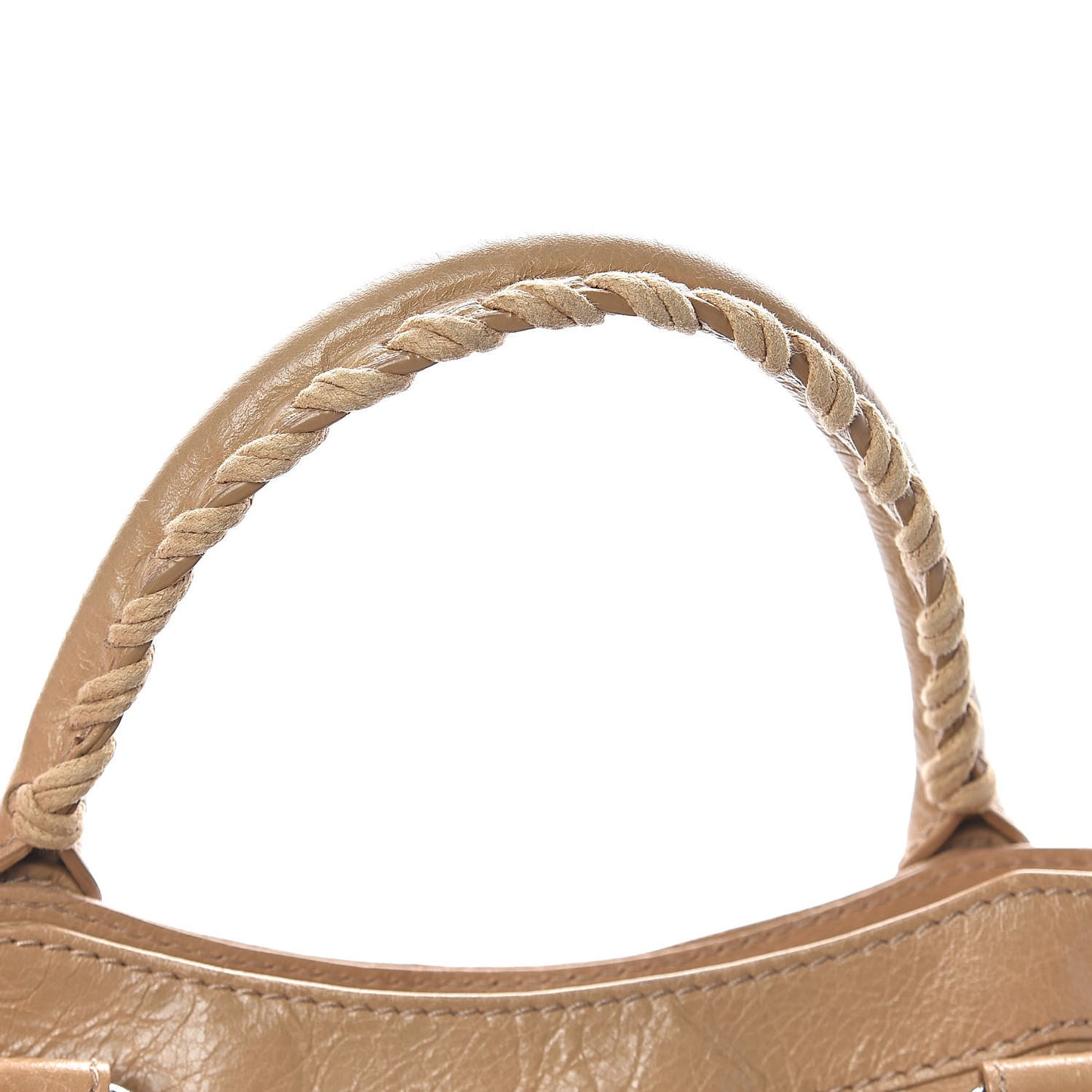 Agneau Giant 12 Silver Hardware Velo Beige Nougatine