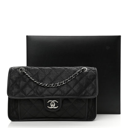 Chanel Caviar Quilted Medium French Riviera Flap Black 12 of 12