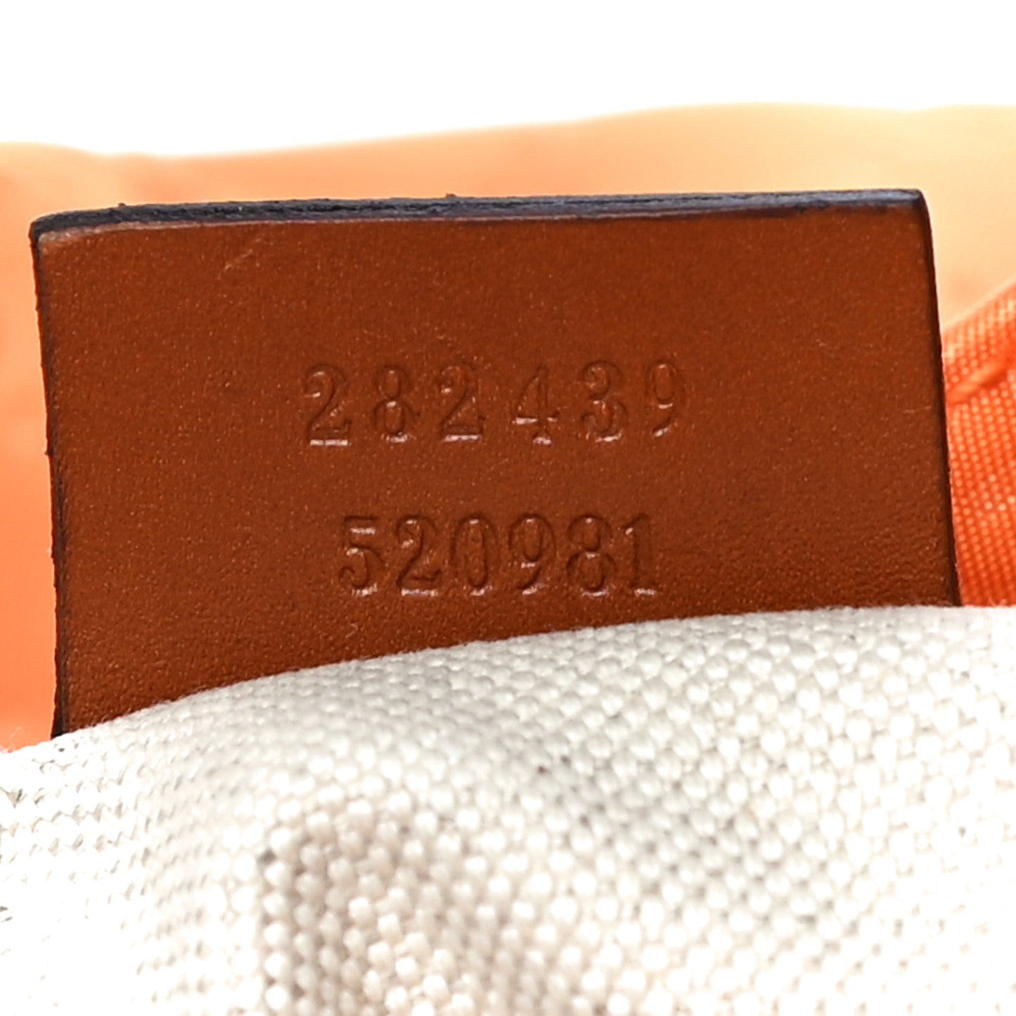 Nylon Monogram Medium Tote Orange