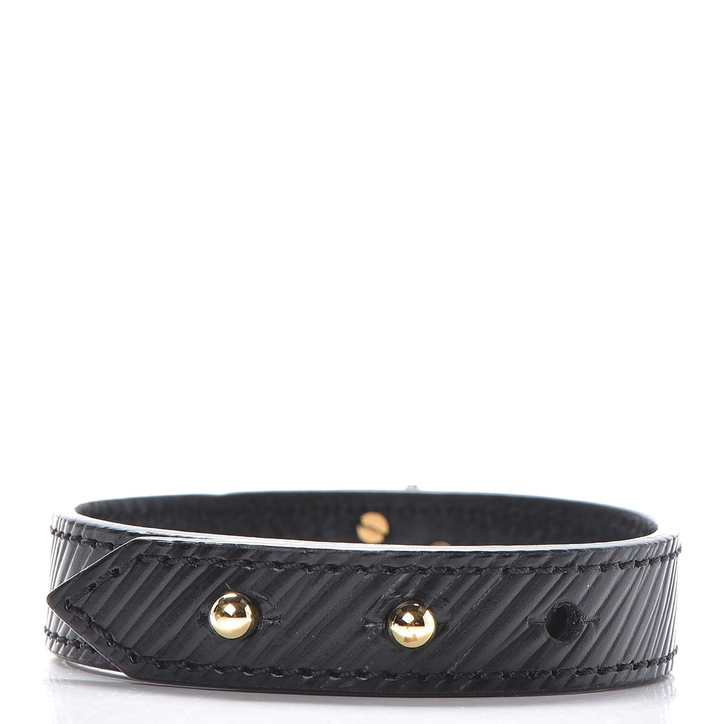 Epi Twist It Bracelet 19 Black