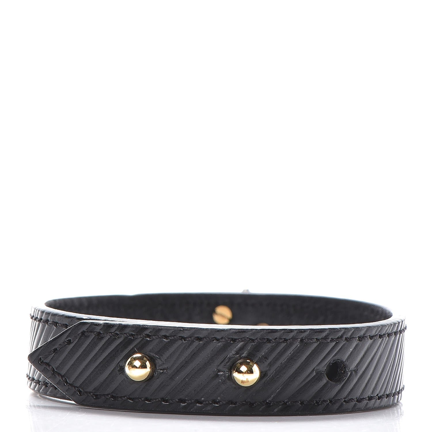 Louis Vuitton Epi Twist It Bracelet 19 Black 3 of 6