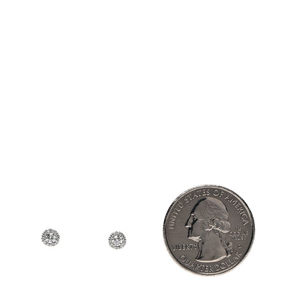 Tiffany Platinum Diamond .17ctw Soleste Earrings 2 of 6