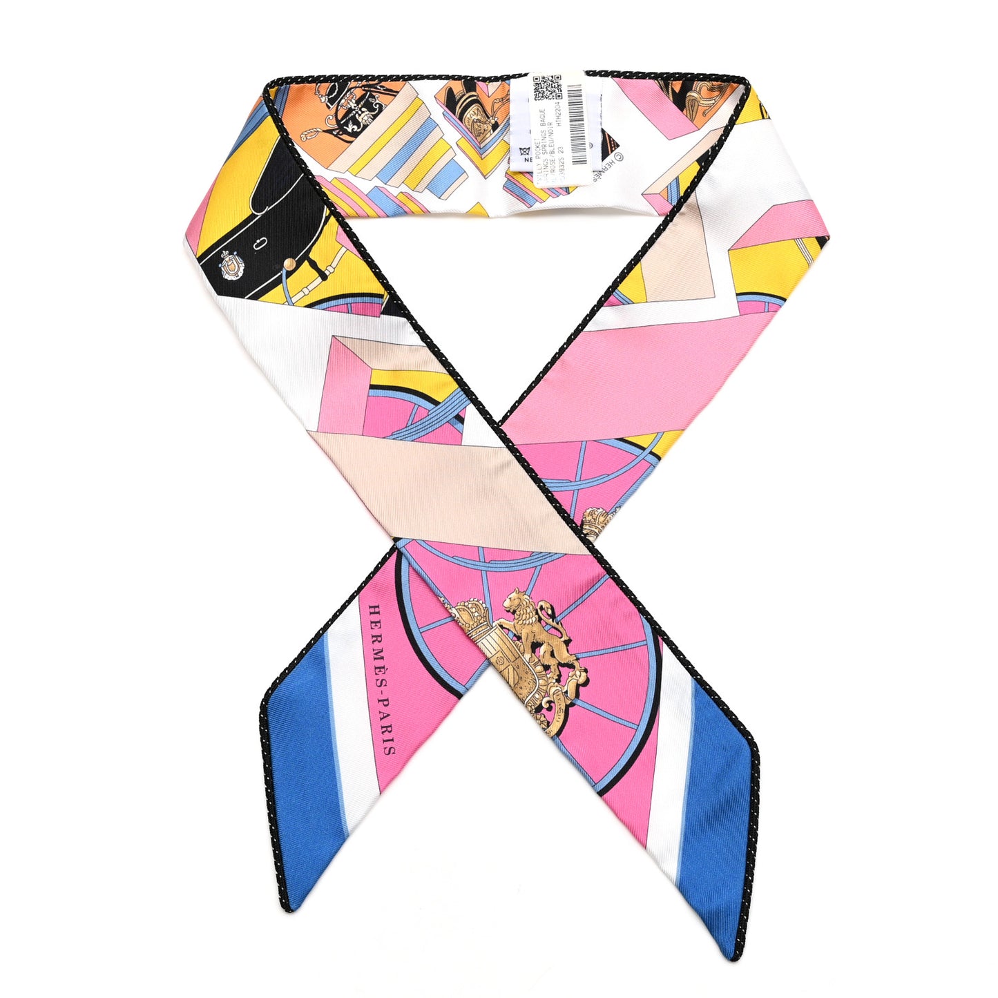 Silk Springs Springs Twilly Rose Bleu Black