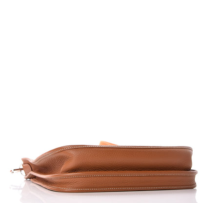 Hermes Taurillon Clemence Evelyne III PM Gold 4 of 12