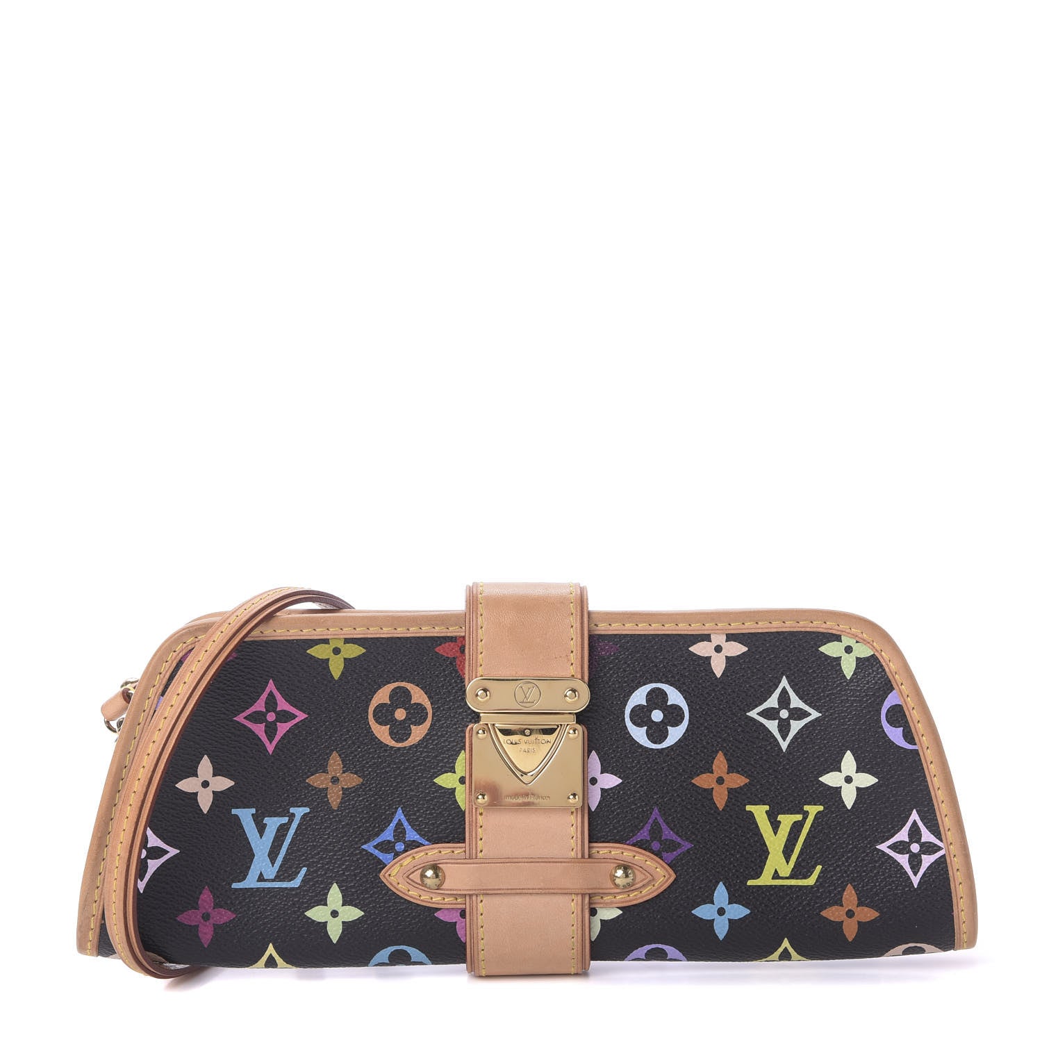 Louis Vuitton Monogram Multicolor Shirley Black 1 of 9