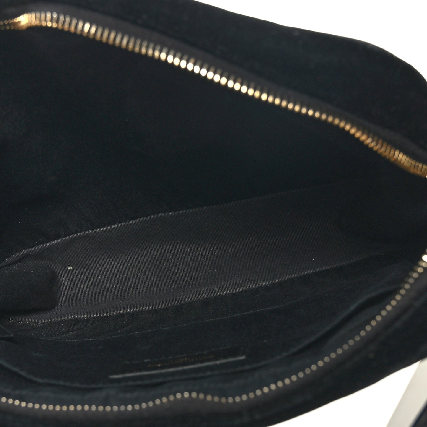 Velvet Matelasse Monogram Lou Camera Bag Black