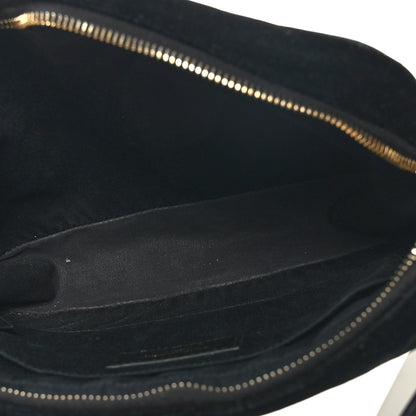 Saint Laurent Velvet Matelasse Monogram Lou Camera Bag Black 5 of 9