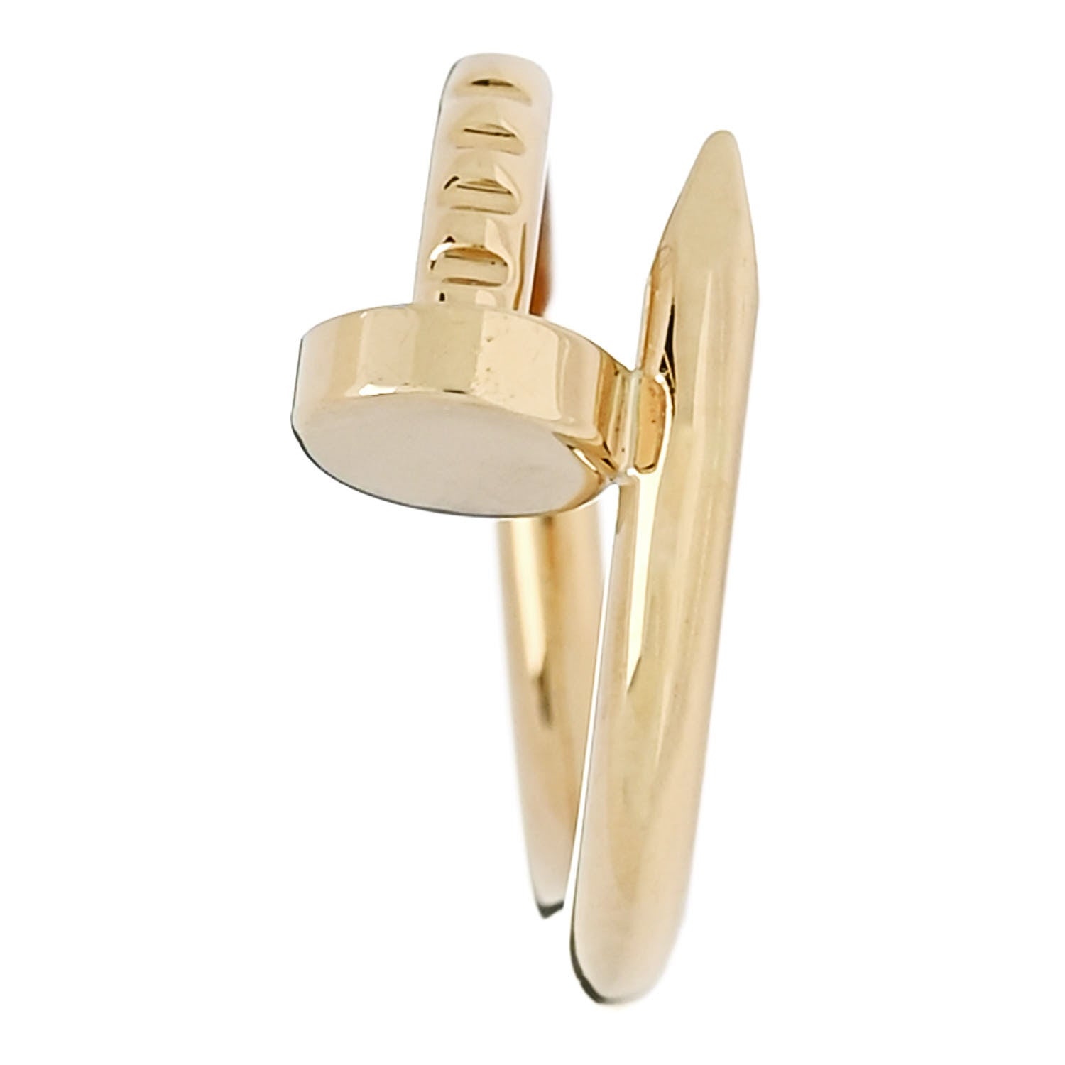 Cartier 18K Yellow Gold Juste Un Clou Single Hoop Earring 1 of 6