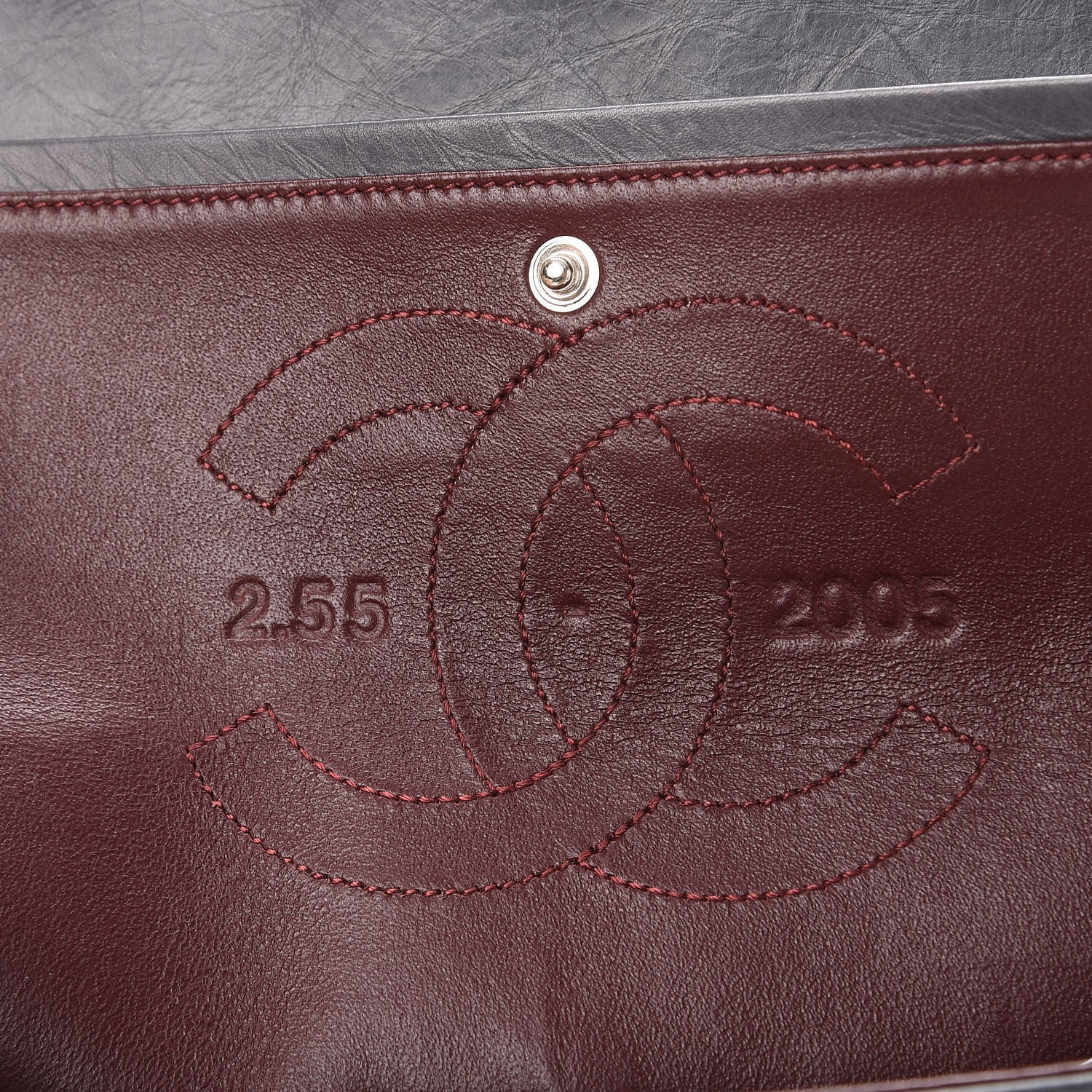 Chanel Aged Calfskin Quilted 2.55 Reissue 226 Flap Grey 10 of 10
