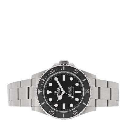 Rolex Stainless Steel 41mm Oyster Perpetual Submariner Watch Black 124060 2 of 5