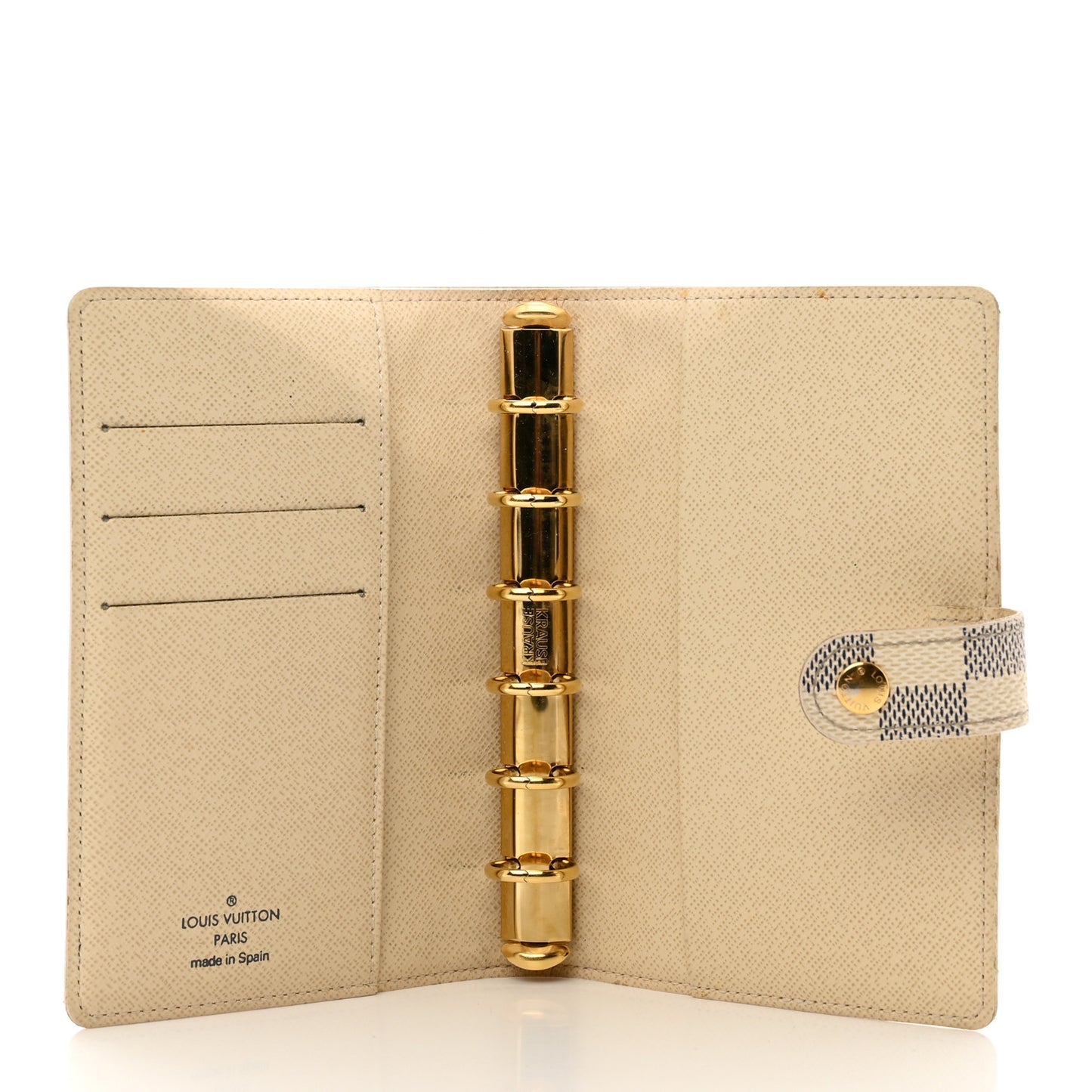 Damier Azur Small Ring Agenda Cover