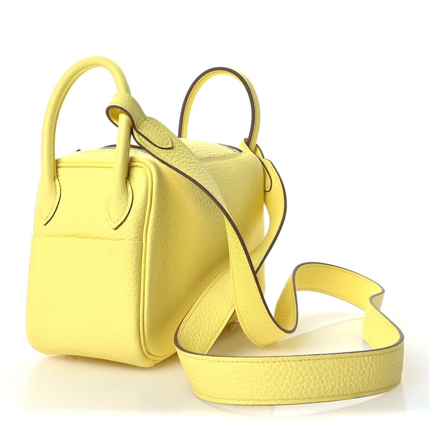 Taurillon Clemence Mini Lindy 20 Limoncello
