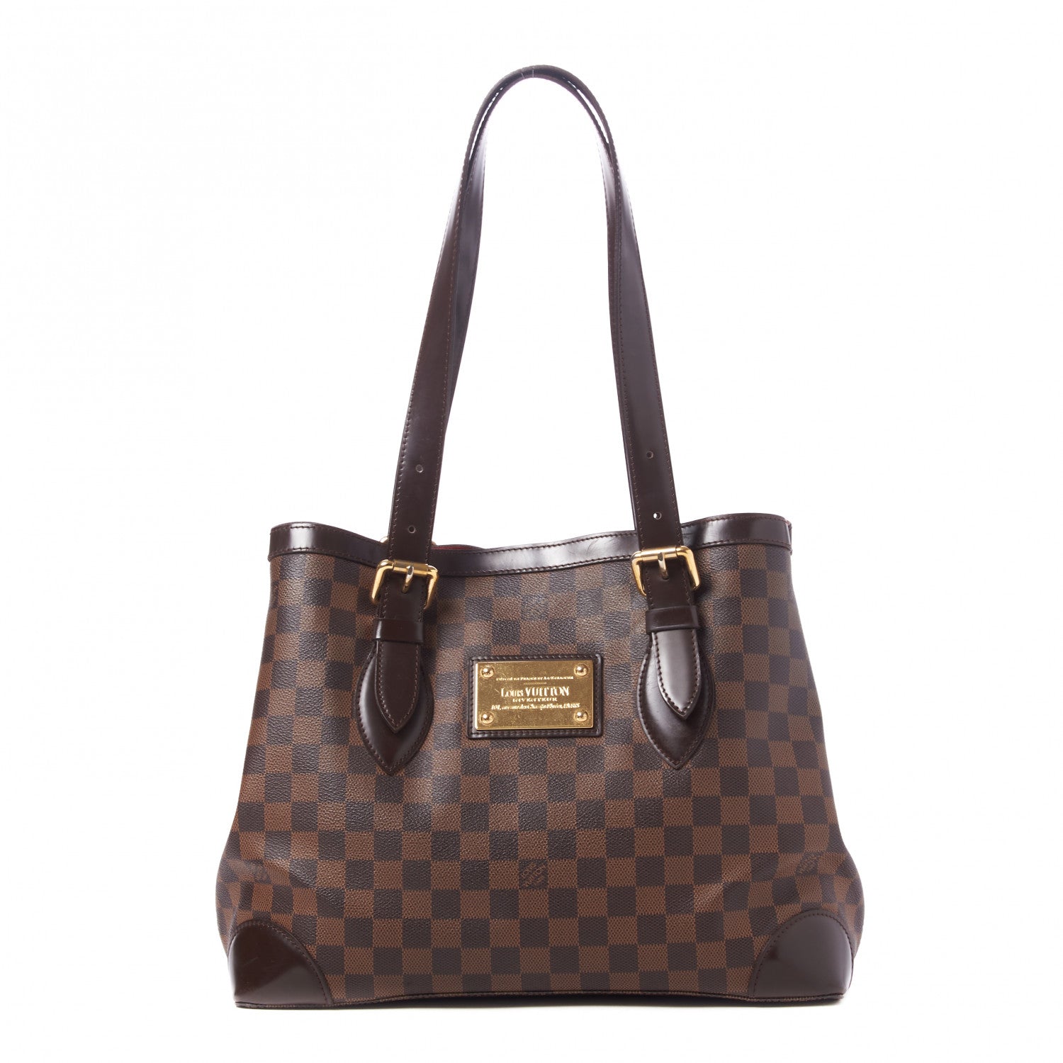 Louis Vuitton Damier Ebene Hampstead MM 1 of 8