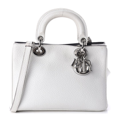 Christian Dior Bullcalf Mini Diorissimo Tote White 1 of 10