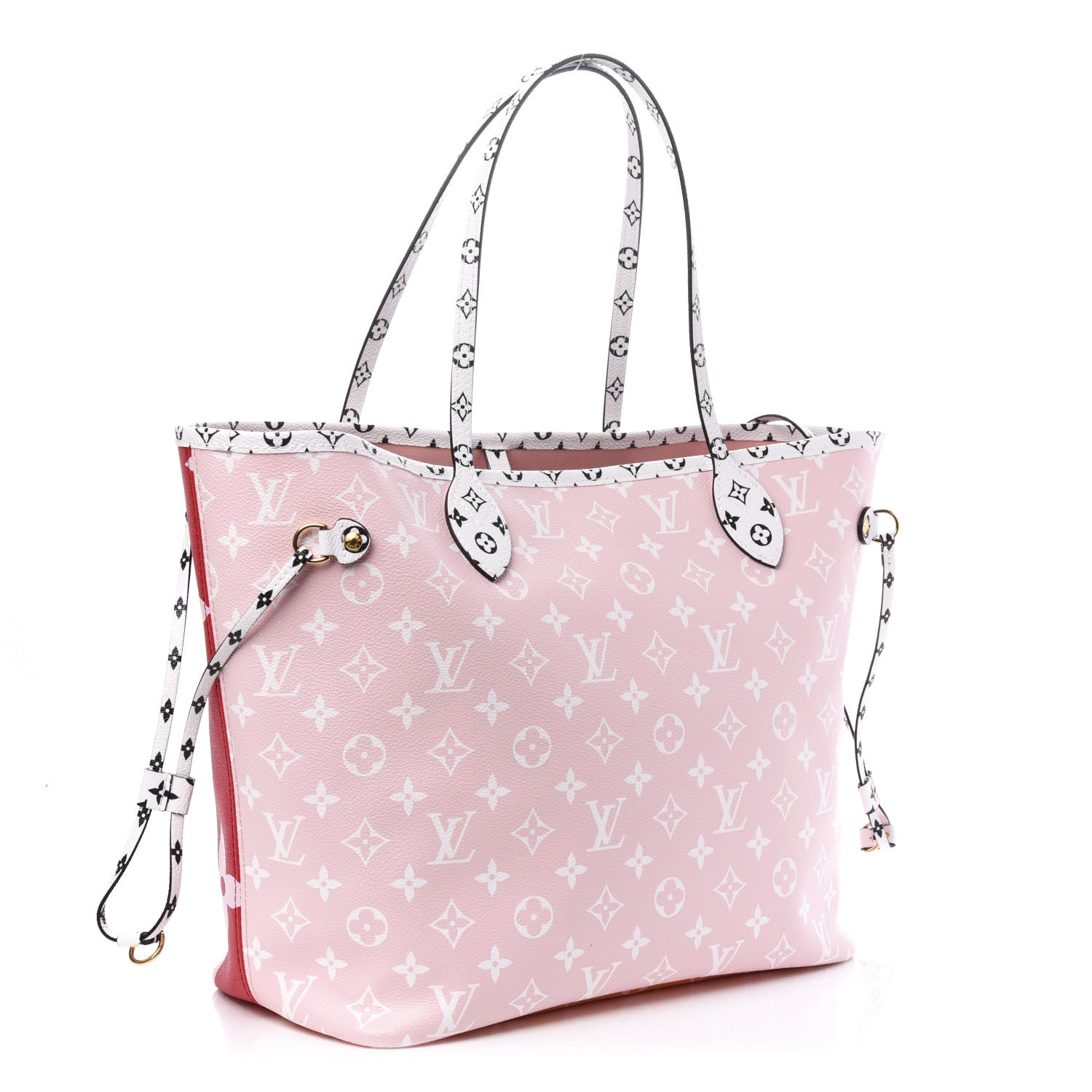Louis Vuitton Monogram Giant Neverfull MM Rouge 3 of 9