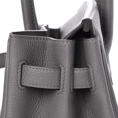 Hermes Togo Birkin 30 Etain 26 of 37