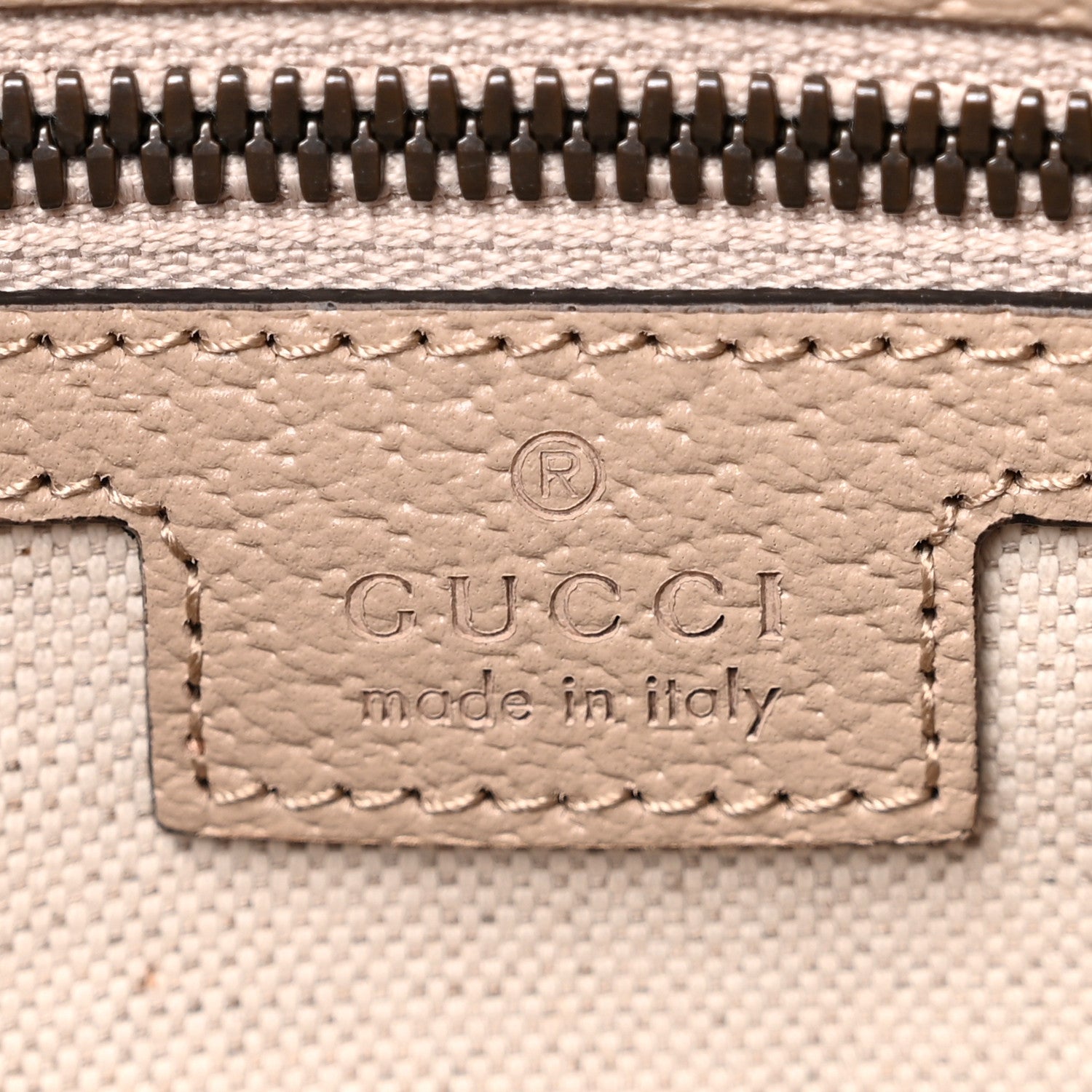 Gucci GG Supreme Monogram Textured Dollar Calfskin Web Medium Savoy Duffle Bag Beige Mystic White Oatmeal 5 of 9