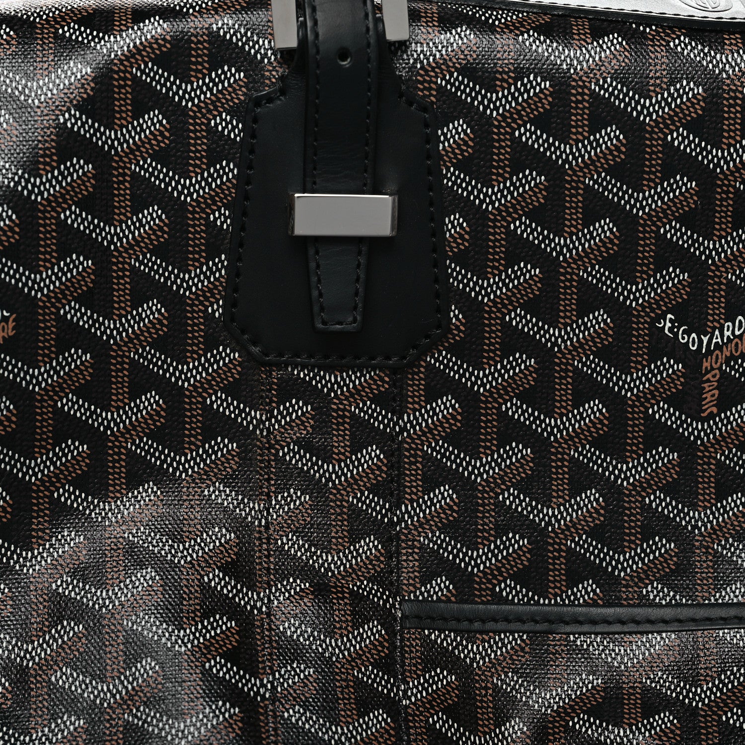 Goyard Goyardine Boeing 55 Black 6 of 10