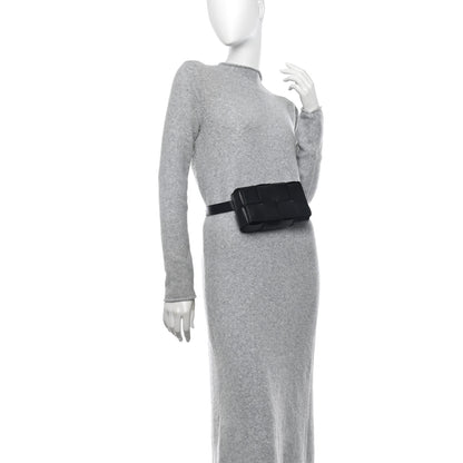 Bottega Veneta Nappa Maxi Intreccio The Belt Cassette Bag Black 2 of 9